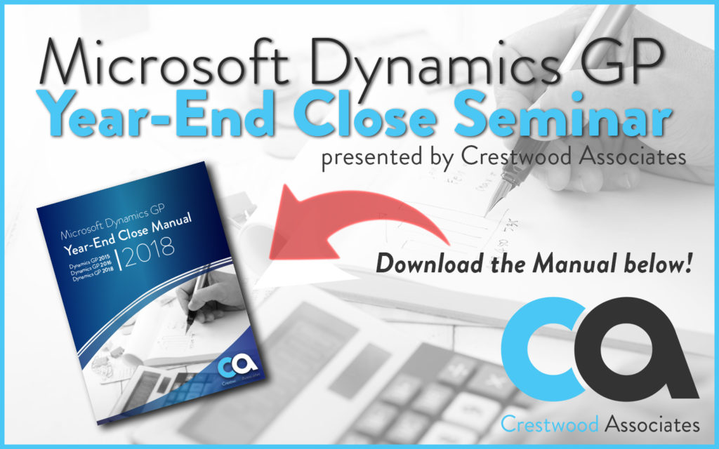 MICROSOFT DYNAMICS GP YEAR END MANUAL