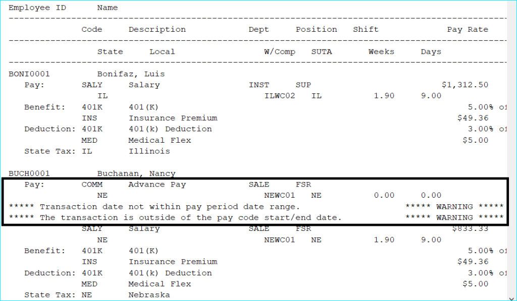 Dynamics GP Payroll