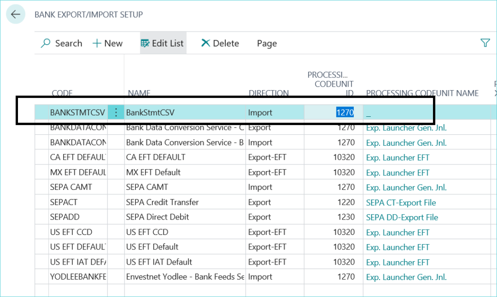 How To Define A Csv File To Import Bank Statement Information In 2938