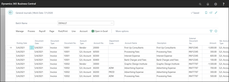 Entering Payables Invoices in BC