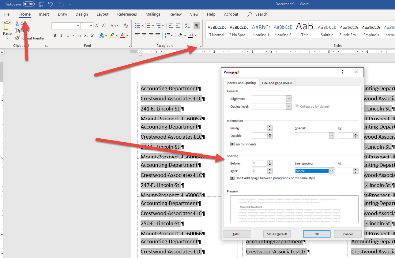 Office 365 - Mail Merge with Word
