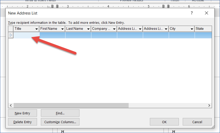 Office 365 - Mail Merge with Word